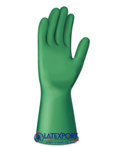 GUANTE IND.CAL.25 T-8 8 1/2   VERDE LATEXPORT